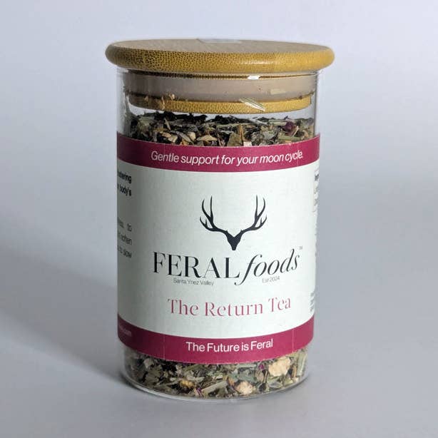 The Return - Feminine Cycle Tea for wholesale by Feral Foods