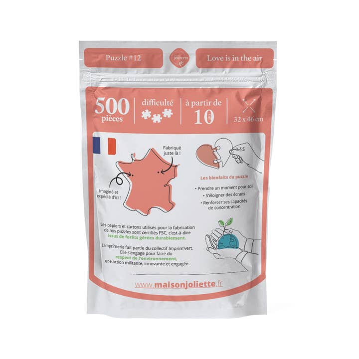 Maison Joliette - Wholesale Puzzle - Adult - Love is in the air 500 piece jigsaw puzzle22