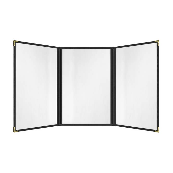 Café Style Menu Cover, 6 View Trifold for wholesale by Goodsmart