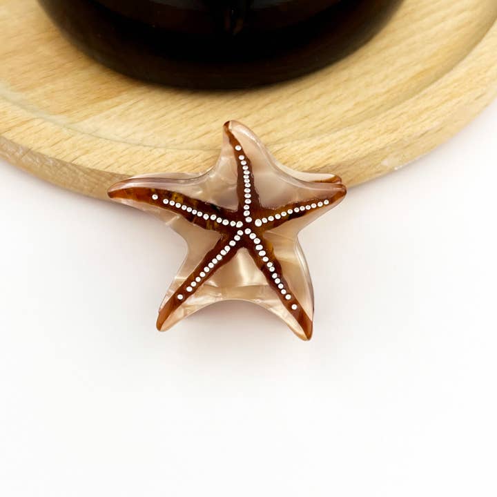 TheDivaSoap - Wholesale Hair Clip - Women's - Starfish Hair Clip, Acetate Claw Clip
