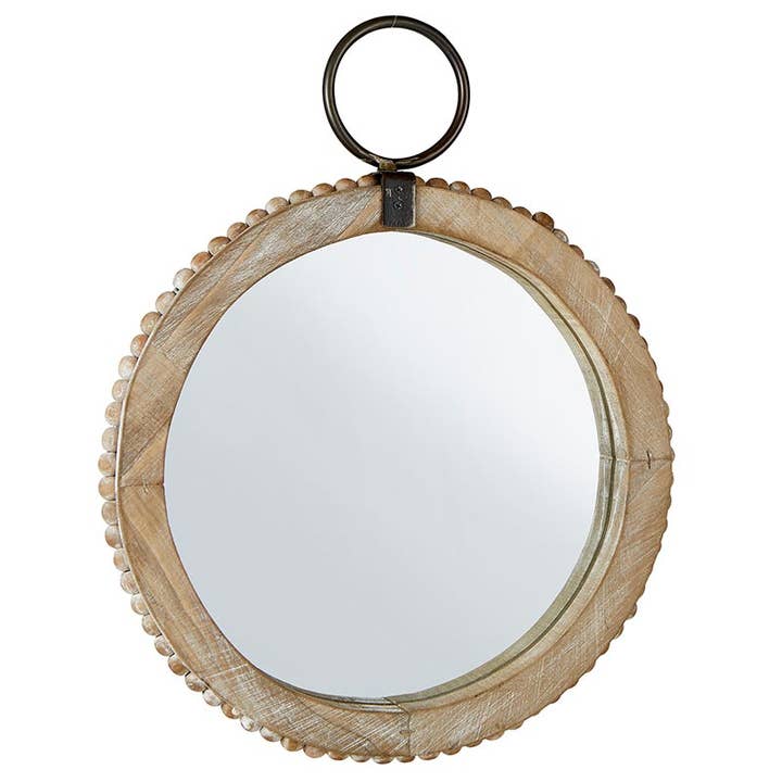 47th & Main (Creative Brands) - Wholesale Wall Mirror - Beaded Hanging Mirror
