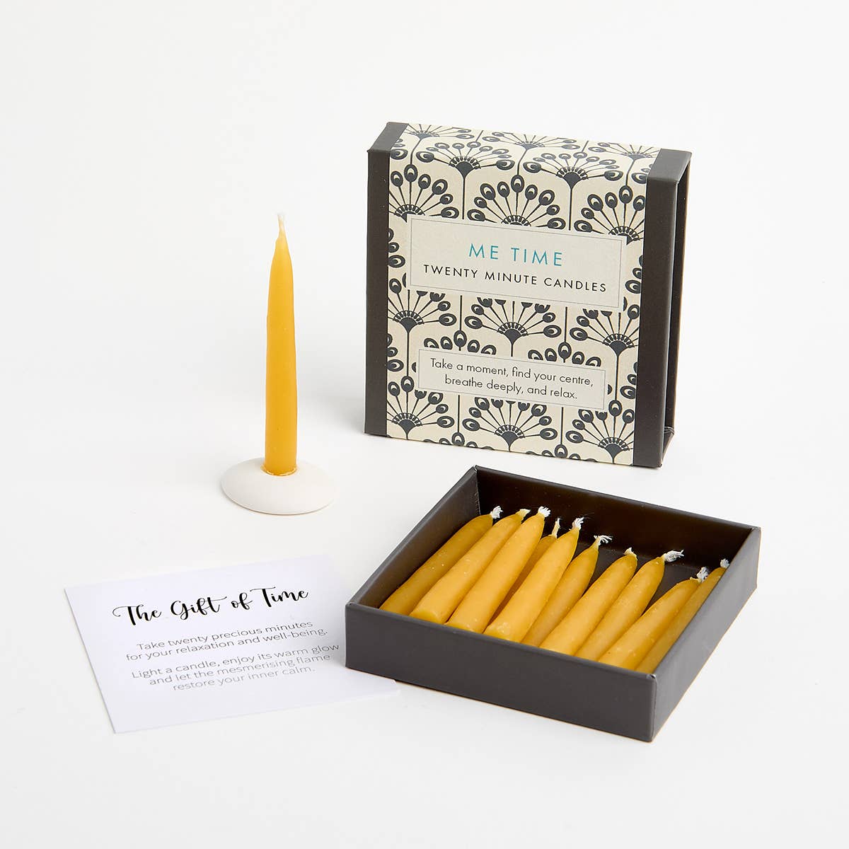 Cotton & Grey - Wholesale Tapered Candle/Candlestick - Signature Collection - Me Time (Vintage) EN1
