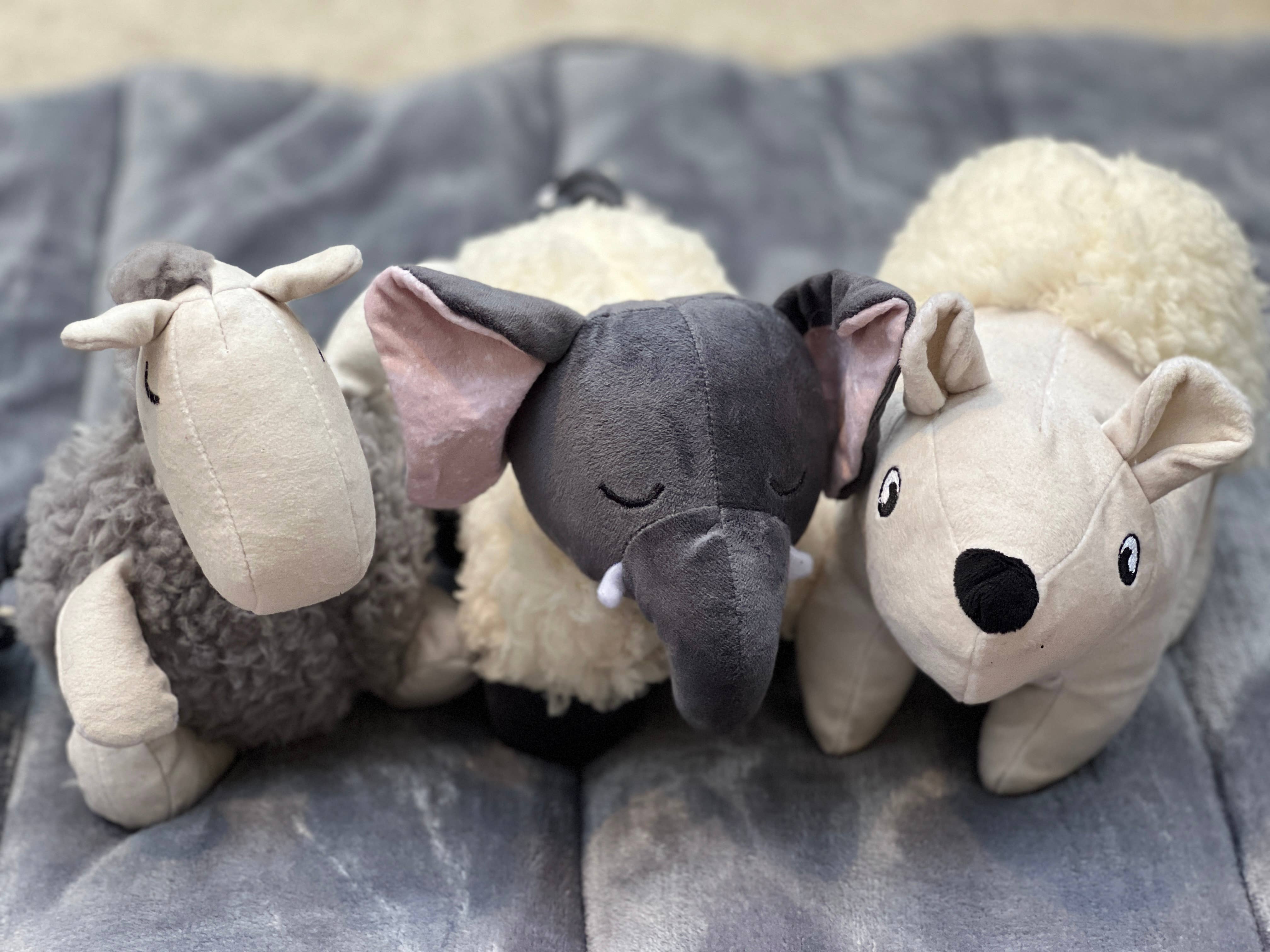 Paws the Planet - Wholesale Pet Plush Toy - Dog - Eco Elephant Plush Dog Toy2