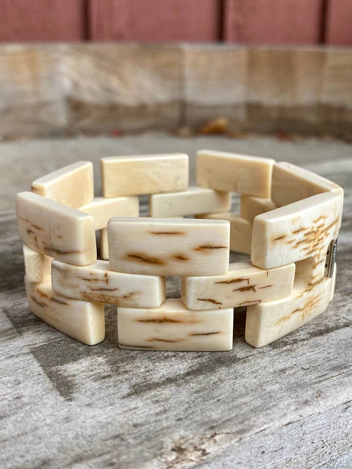 Fyrkantig Länkarmband 27mm för wholesale av Ivory Jacks