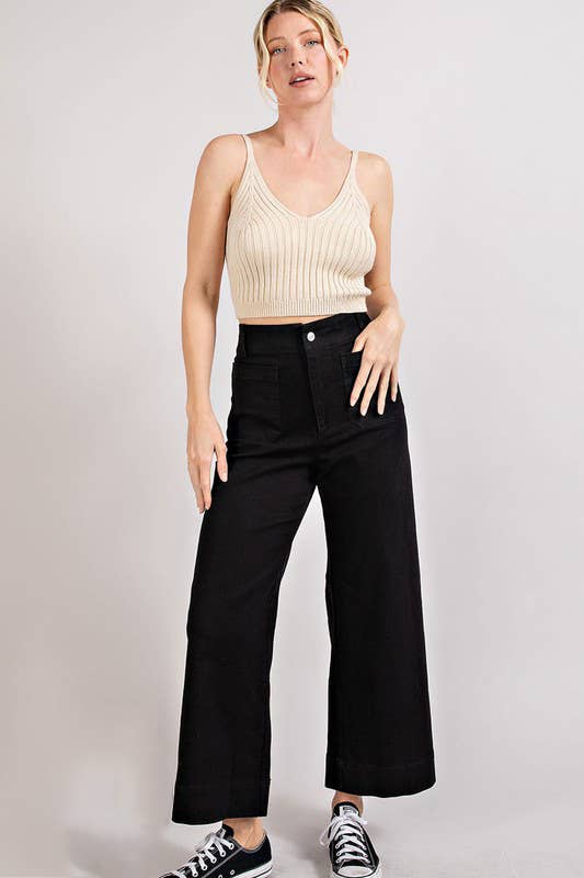 Peace Love Line – Großhandel Hose – Damen – SLH9504 PLUS - PLUS WEICH GEWASCHENE WEITE HOSE2