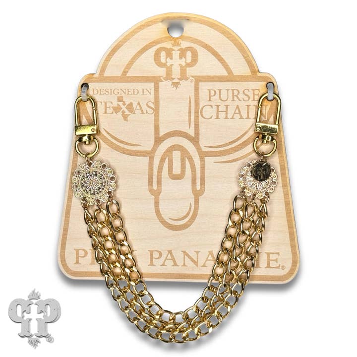 Pink Panache Brands - Wholesale Purse/Bag Accessory - Women's - Three strand purse chain with swivel hook