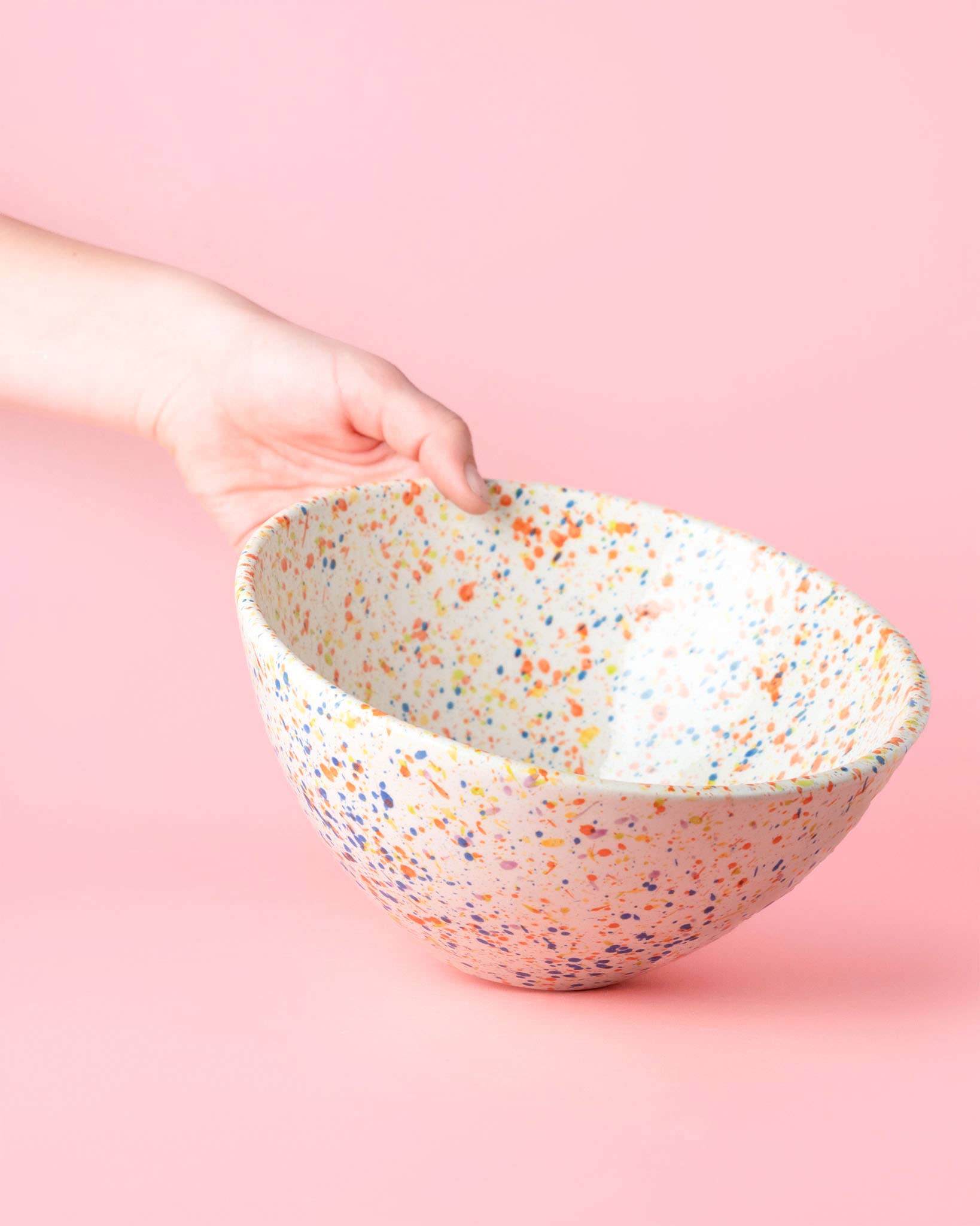 Alfar Tierra Cocida – Großhandel Servierschüssel – Salatschüssel aus Keramik 1,5l - 21cm/ Mehrfarbig CARNAVAL3