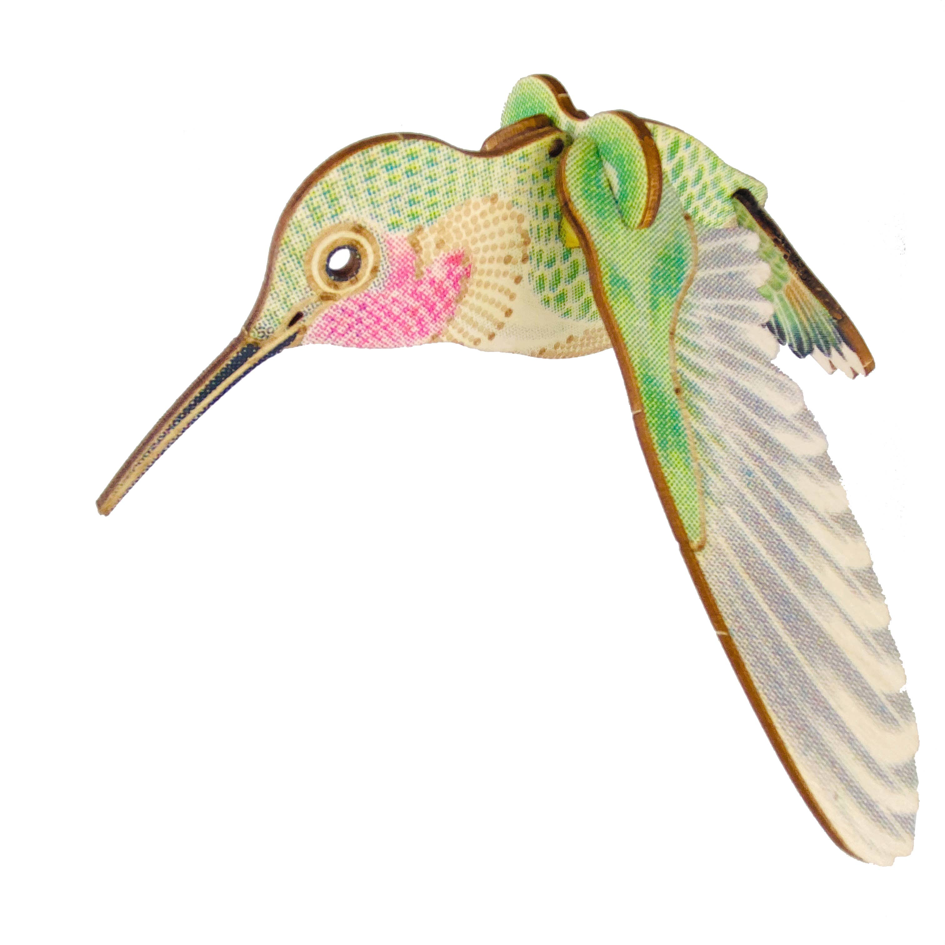 JCR WORK - Vente Mobiles - Oiseaux : Colibri à assembler en bois3