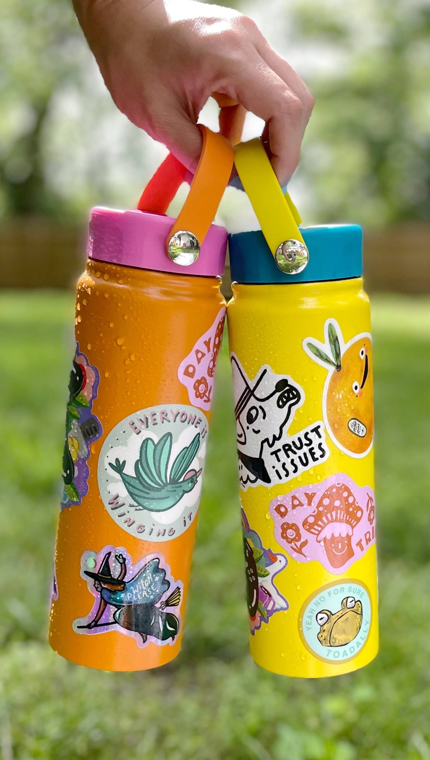 Kendra Lee Miller Art - Wholesale Sticker - Holy Crit! D20 Dungeons and Dragons Dice Vinyl Sticker3