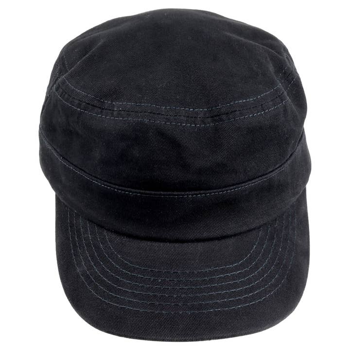 Tribal Trade GmbH - Vente Casquette de baseball – unisexe - Casquette militaire noire avec œillets latéraux1