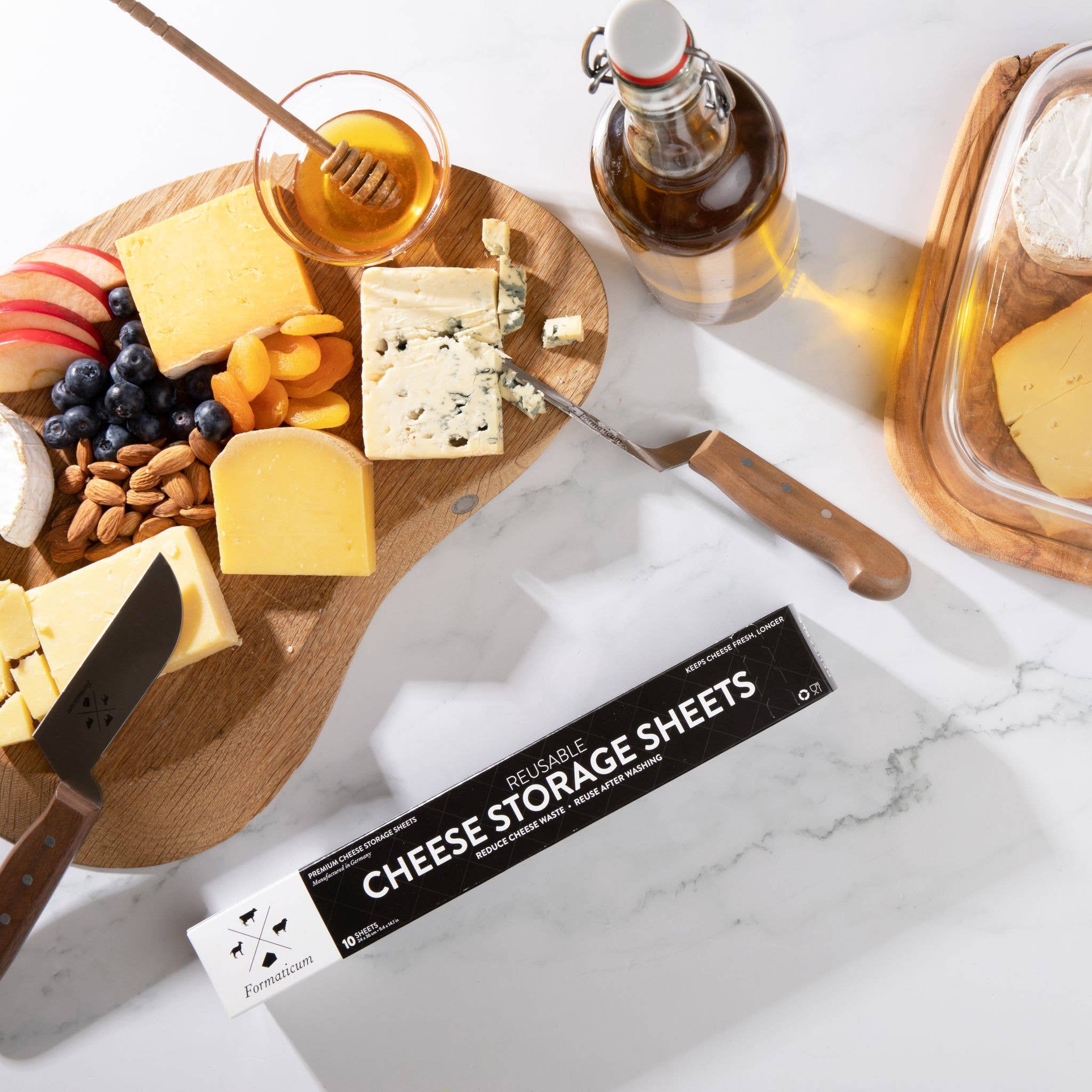 Formaticum - Wholesale Food Storage Wrap/Bag - Reusable Cheese Storage Sheets - Case of 206