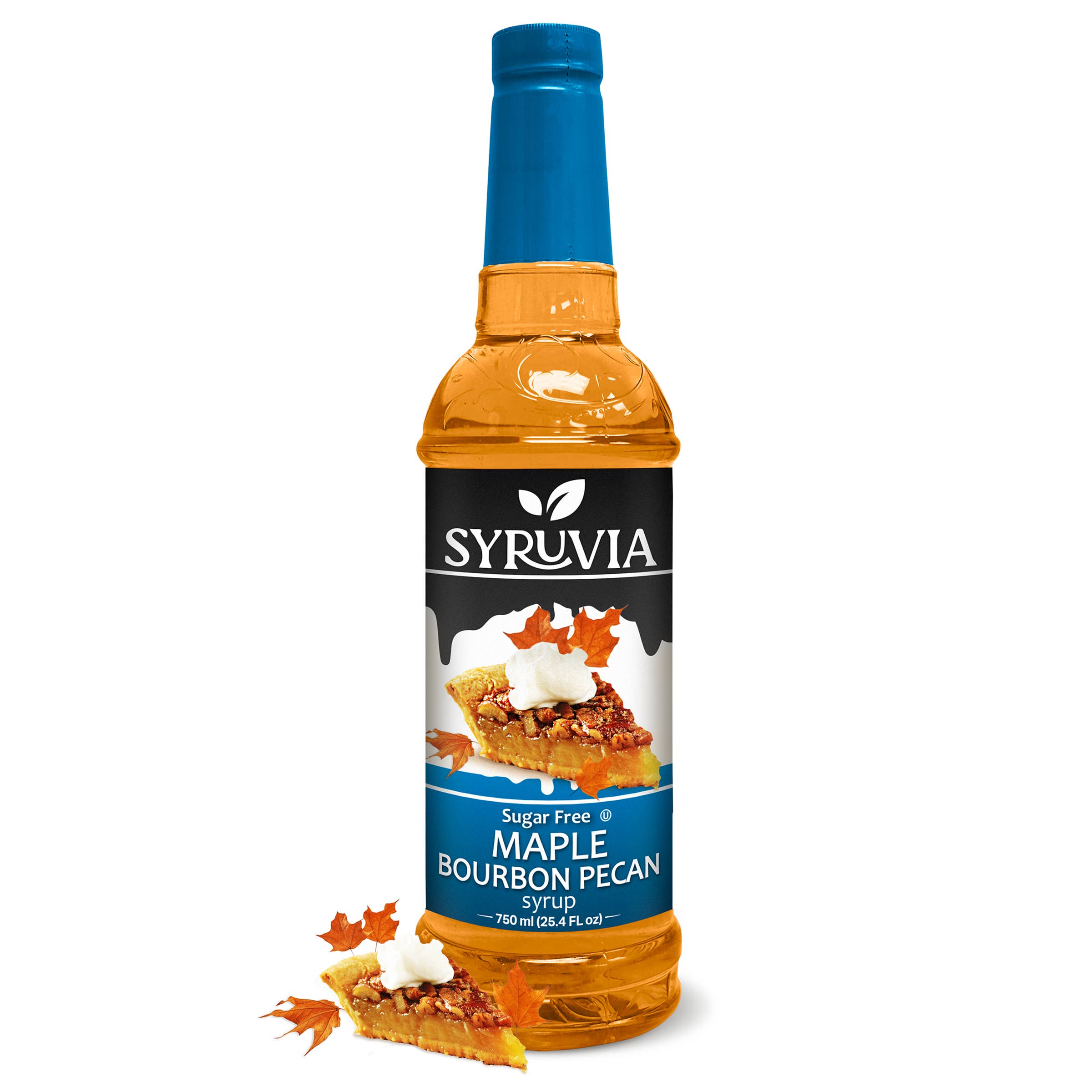 Syruvia - Vente Sirops aromatisés - Sirop de noix de pécan au bourbon à l'érable sans sucre0