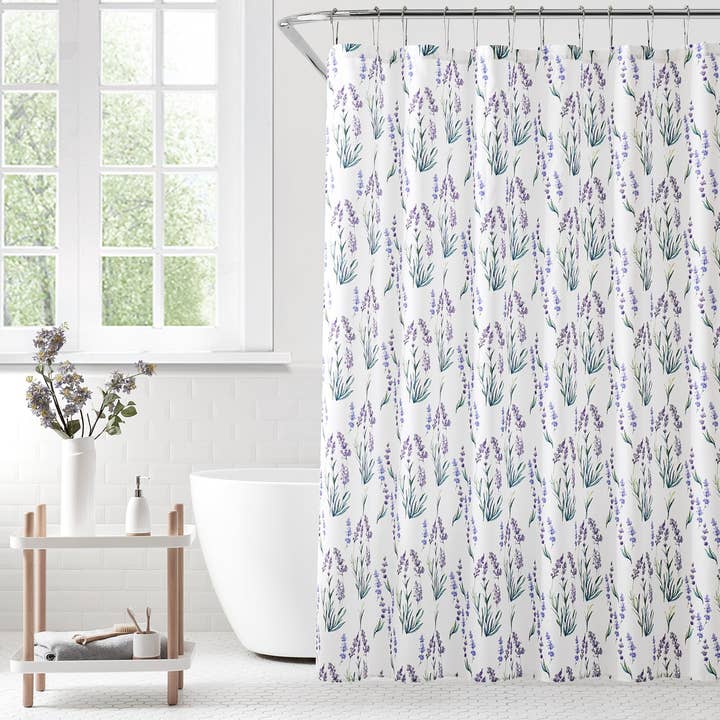 Romantic Lavender 70"X72" Shower Curtain for wholesale by Fennco Styles
