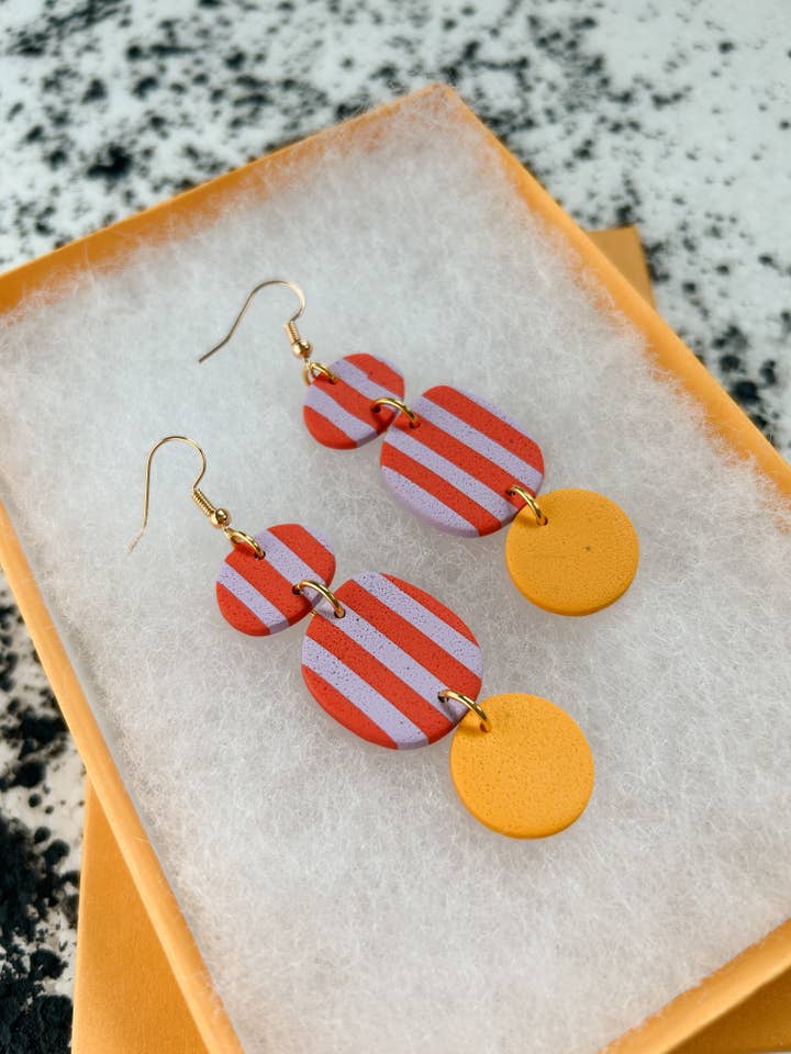 Gabby Market Earrings for wholesale by Lemon Lee Studio