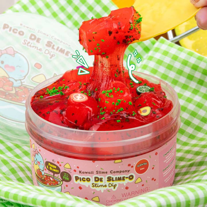 Kawaii Slime Company - Wholesale Putty/slime – Child - Pico De Slime-O Jelly Cube Slime Dip (4pcs/case)2