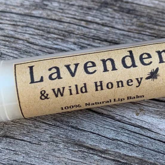 Lavender with Wild Honey Natural Lip Balm for wholesale by Urbanfarmergirls