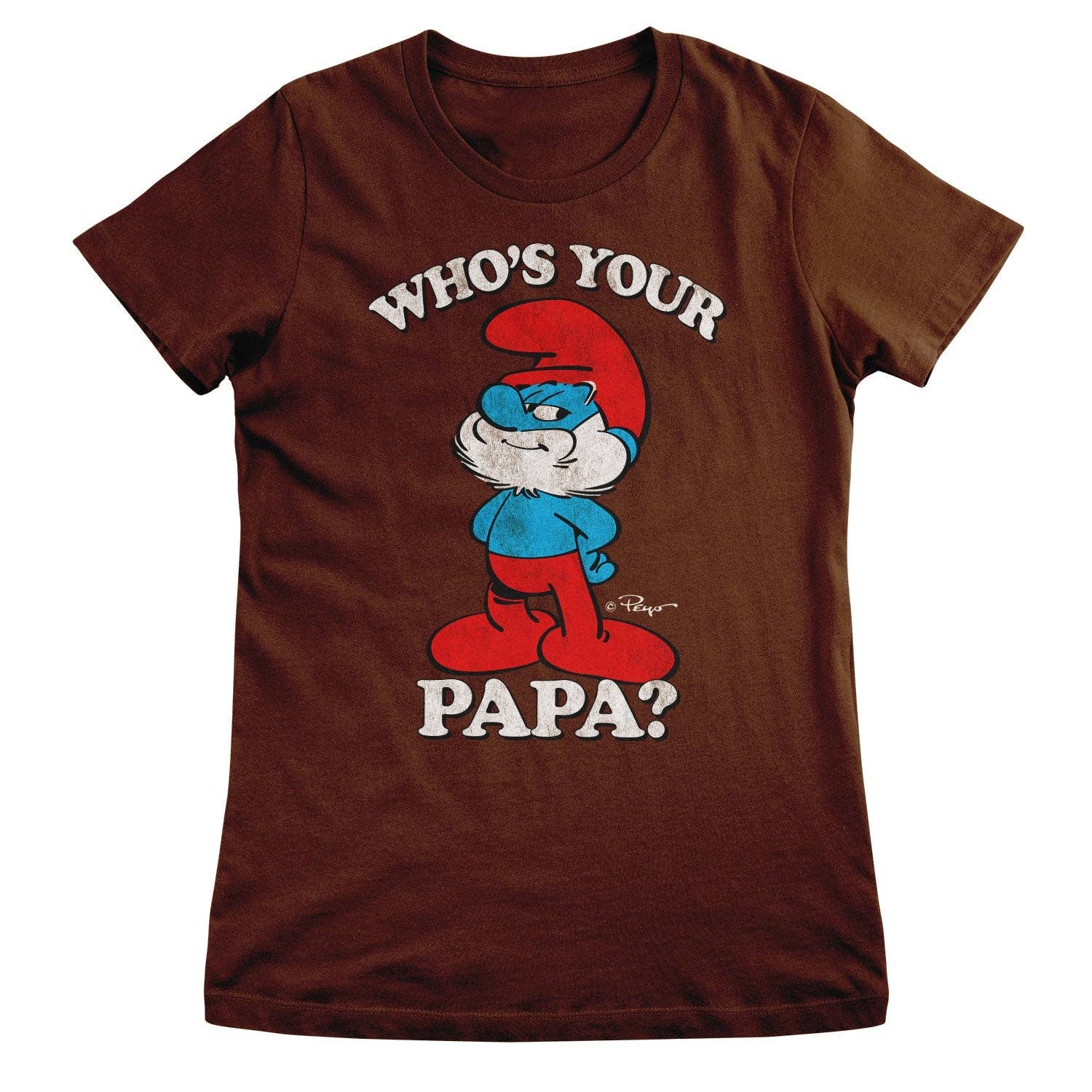Hybris Production AB - Vente T-shirt sérigraphié – enfant - Qui est ton papa ? T-shirt pour femme4