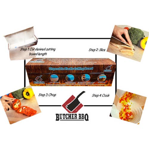 Butcher BBQ Inc - Wholesale Cutting Board - Disposable Plastic Cutting Board Sheets