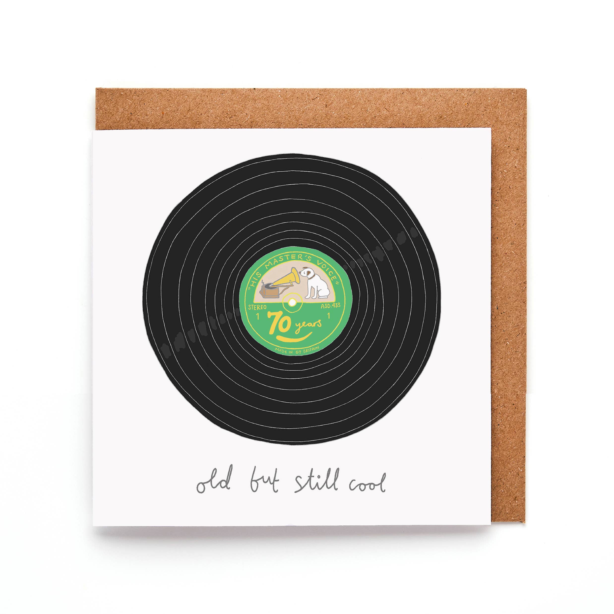 You've Got Pen On Your Face - Wholesale Birthday Card - 70th Birthday Card | Record Birthday Card | Milestone Card