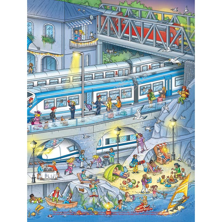 W. W. Norton - Wholesale Preschool Book (3-5) - My Big Wimmelbook® - All Aboard the Train!12