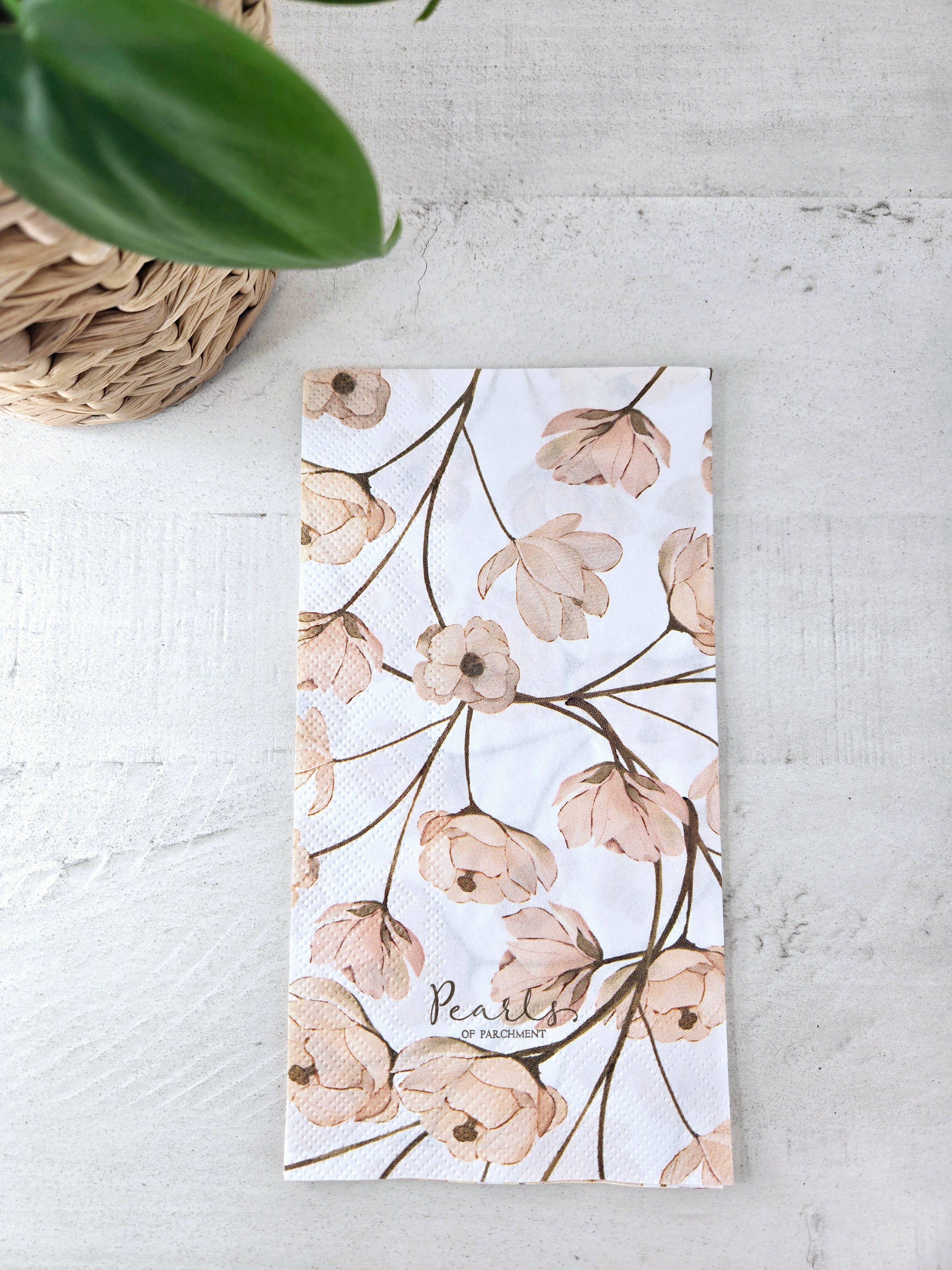 Pearls of Parchment - Wholesale Disposable Napkin - His Way Is Perfect Paper Napkins | 16 ct Scripture Napkins1