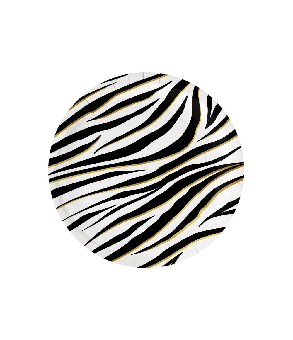 PD Party – wholesale Engångsplatta – Tallrikar - Zebra