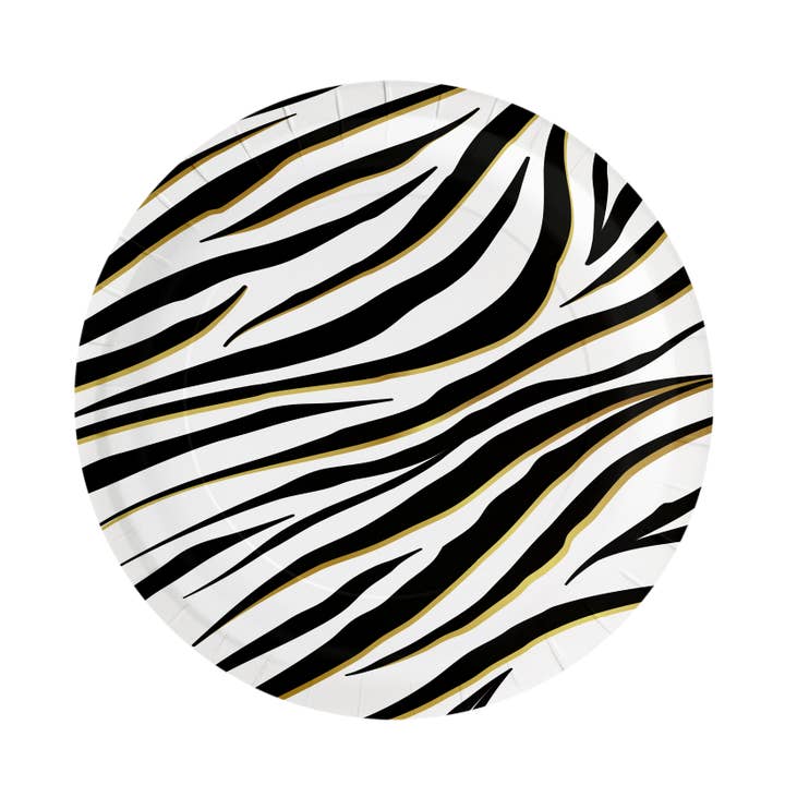 PD Party – wholesale Engångsplatta – Tallrikar - Zebra0