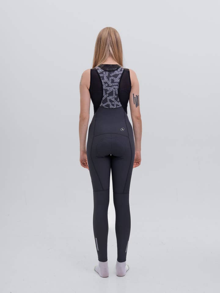 Down The Road - Wholesale Athletic/Lounge Leggings - Women's - Women's Elite Bib Tights - Stone Grey5