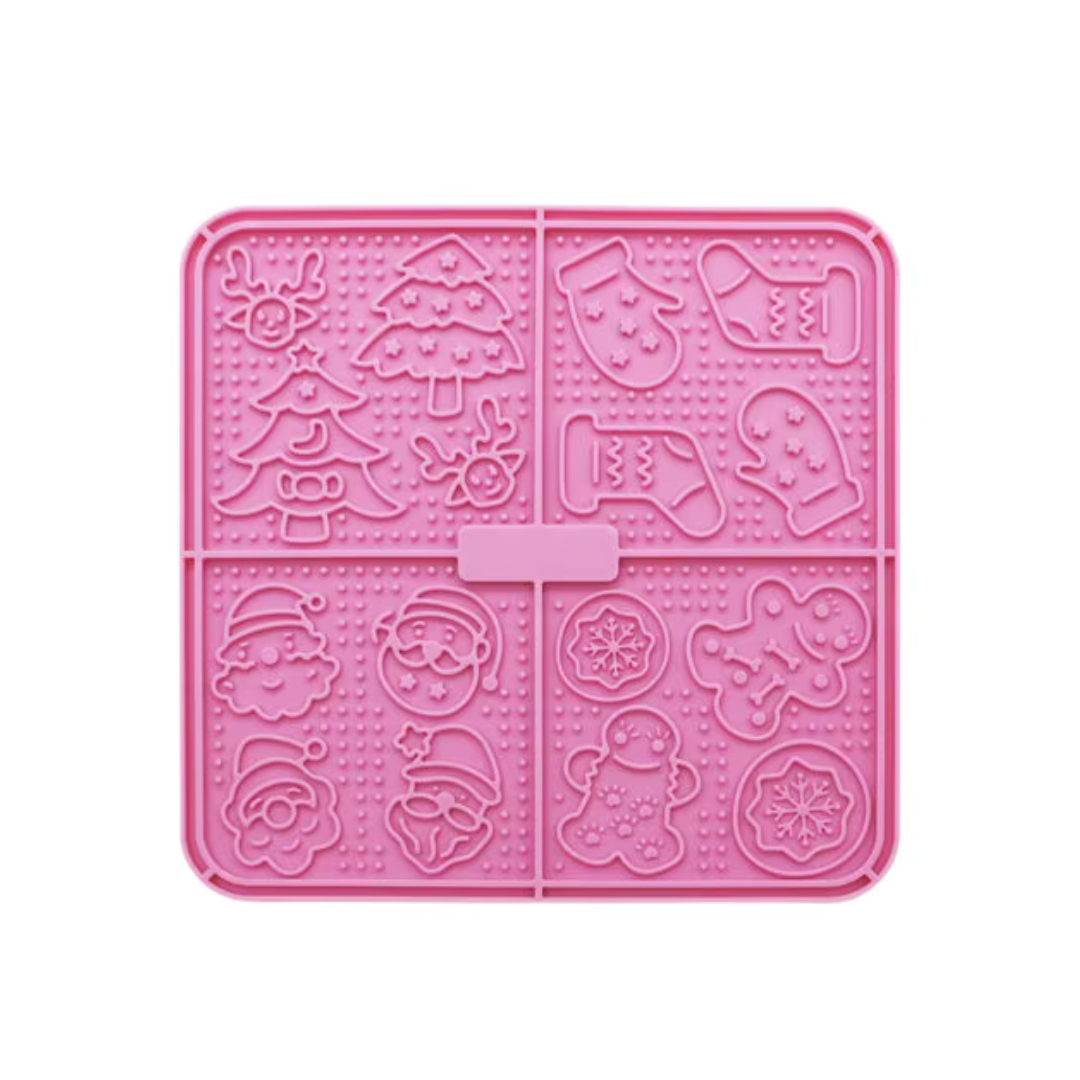 Barks and Brownies – wholesale Pet bowl – Cat/dog – Christmas Lick Mat (3 colors!)4