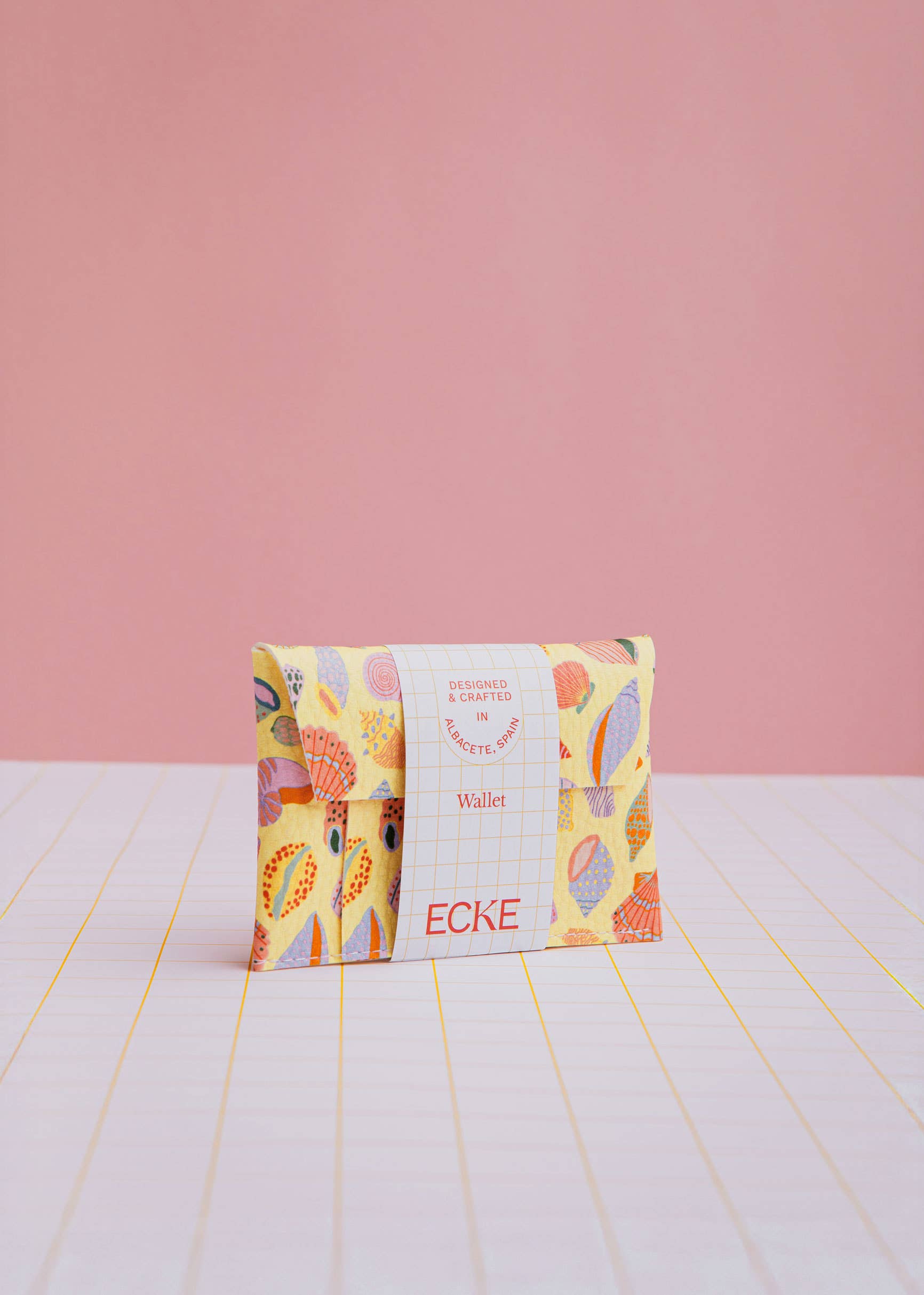 ECKE - Wholesale Card Holder - Women's - Conchas Yellow Card Wallets1