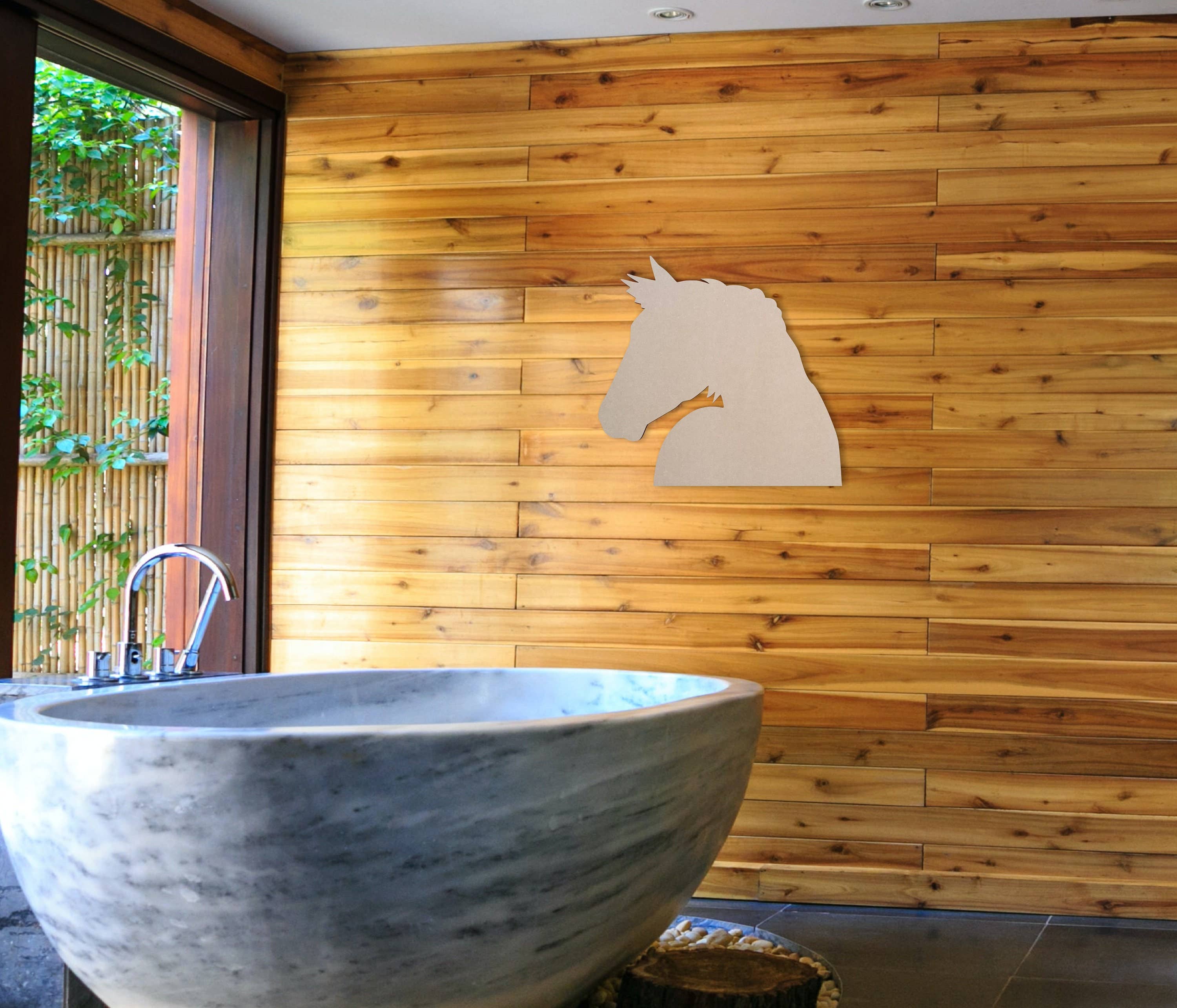 Jess and Jessica - Wholesale Cutouts - Wooden Horse Face Profile Horse Face Profile Cutout7