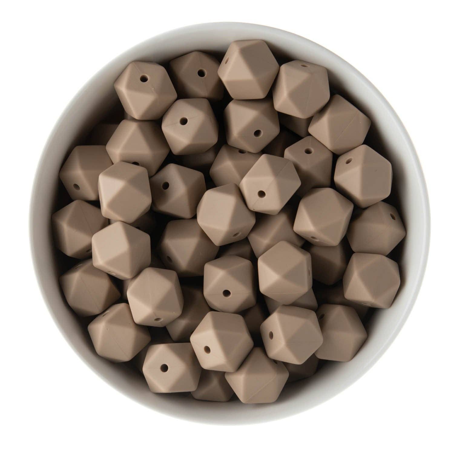 Cara & Co Silicone Craft Supply – wholesale Beads – 14mm Hexagon Silicone Beads6