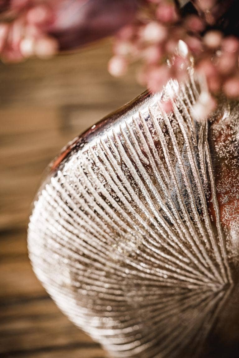 Michael & Philipp Noll e. K. - Vente Vases - vase en métal argenté 31 cm7