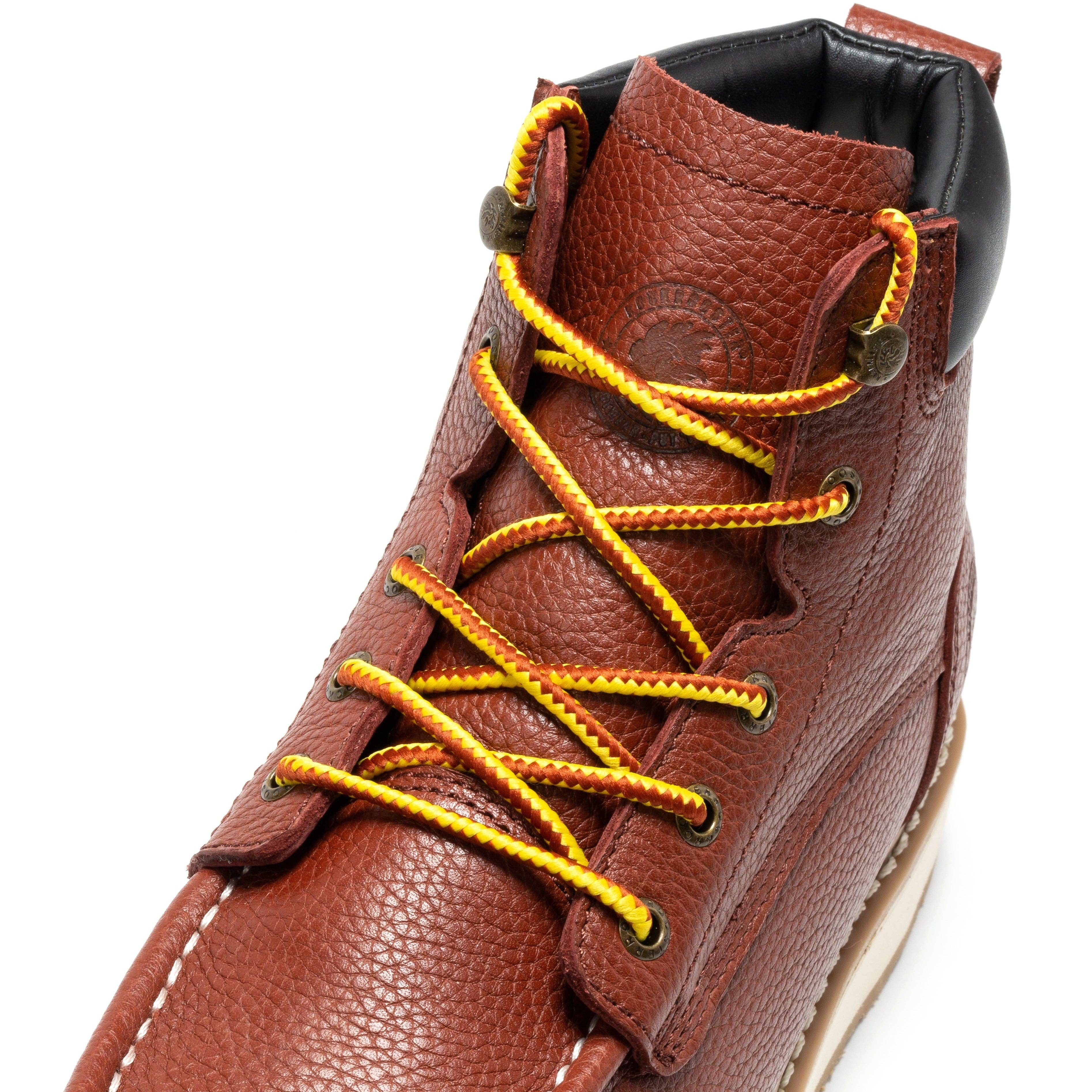 Rock Rooster Footwear - Wholesale Boots - Unisex - ROCKROOSTER Walker Men's 6 Inch Brown Soft Toe Wedge Work Boots SAP3607