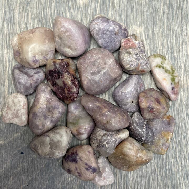 Lepidolite Tumbled Stones – 1 Pound Bulk Lot for Shops for wholesale by Keystone Crystals