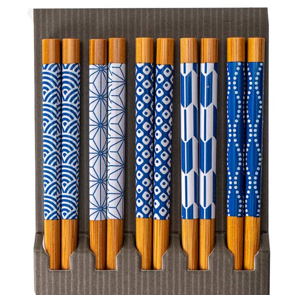 Urban Tokyo - Venta al por mayor Palillos - Juego de palillos japoneses JP de 5 piezas