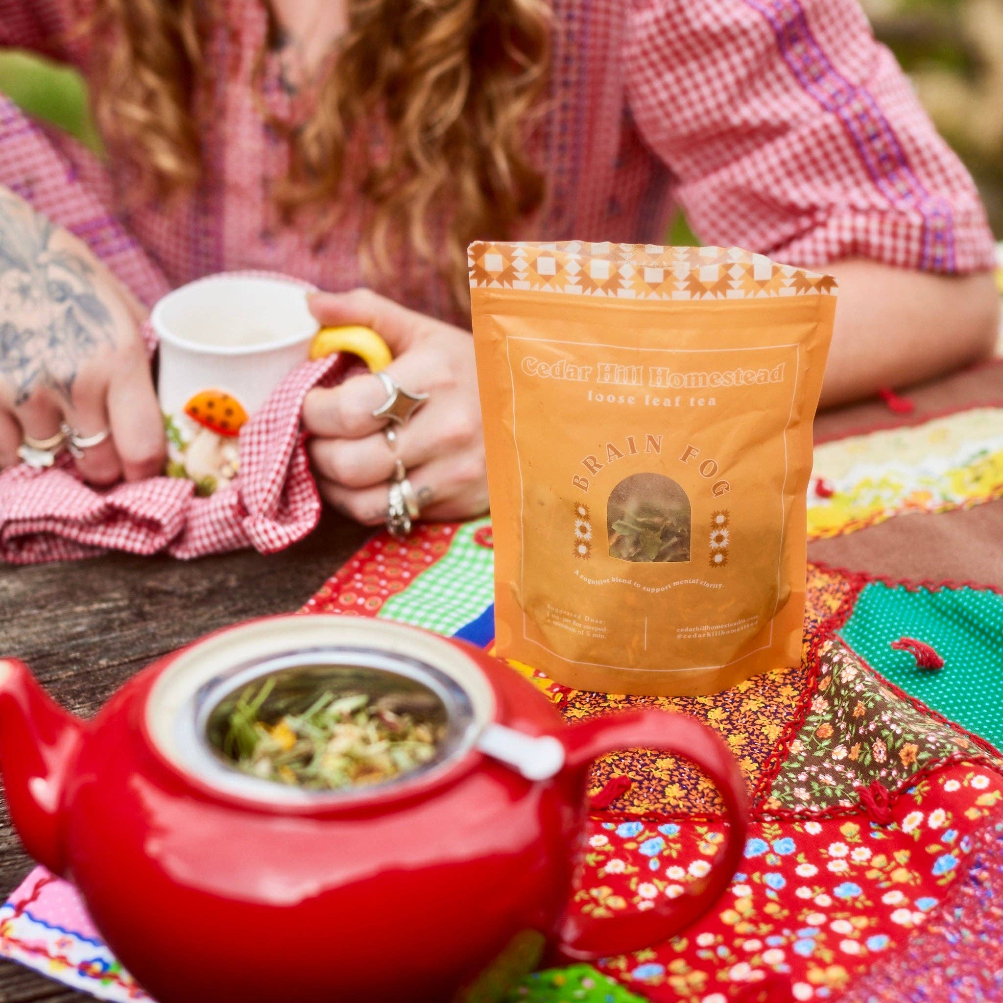 Cedar Hill Homestead – wholesale Hälsoté/Detoxté – Hjärndimma Te – Lösviktste-blandning för Fokus & Klarhet1