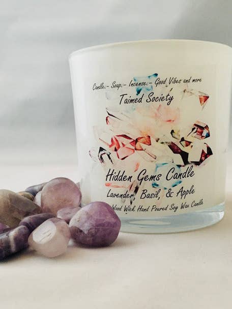 Vela de Lavanda, Albahaca y Manzana - XL de Hidden Gems para venta al por mayor de Taimed Society