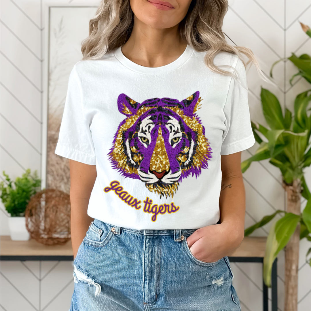 XO, Hannah - Wholesale Graphic Sweatshirt - Women's - LSU Geaux Tigers1
