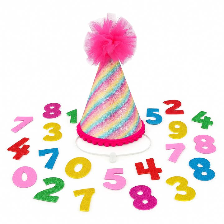 PetLondon - Wholesale Pet hat – Dog - Dog Party Hat with sticky numbers-Save 30% set of 10 hats2