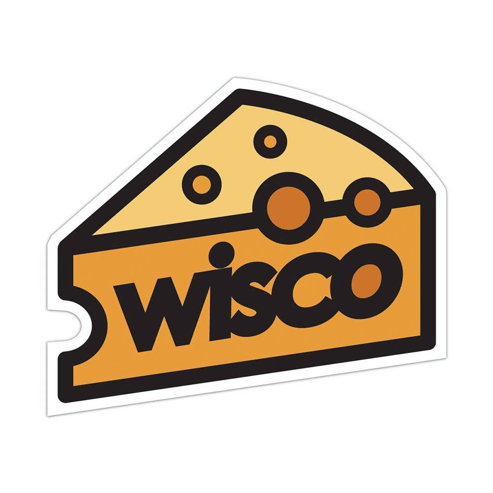 Giltee - Wholesale Sticker - Wisco Cheese Sticker0
