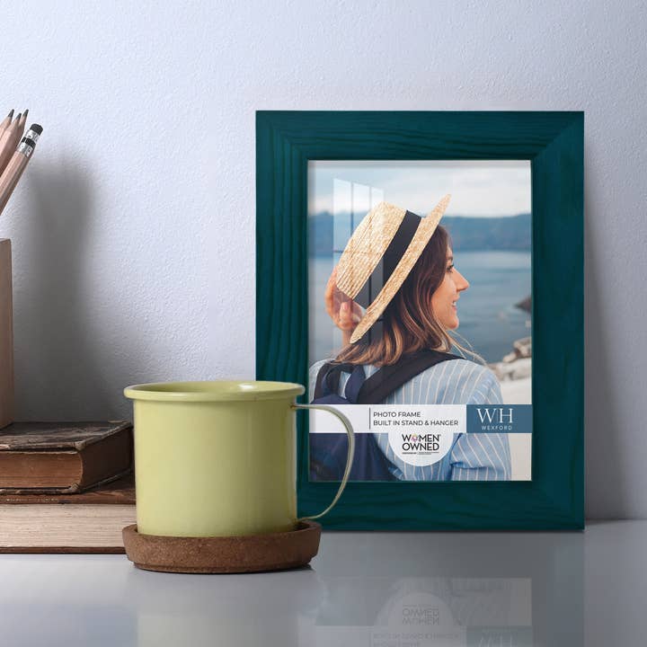Wexford Home - Wholesale Picture Frame - Photo Frame, Real Wood with Wood Grain, Ocean Blue4