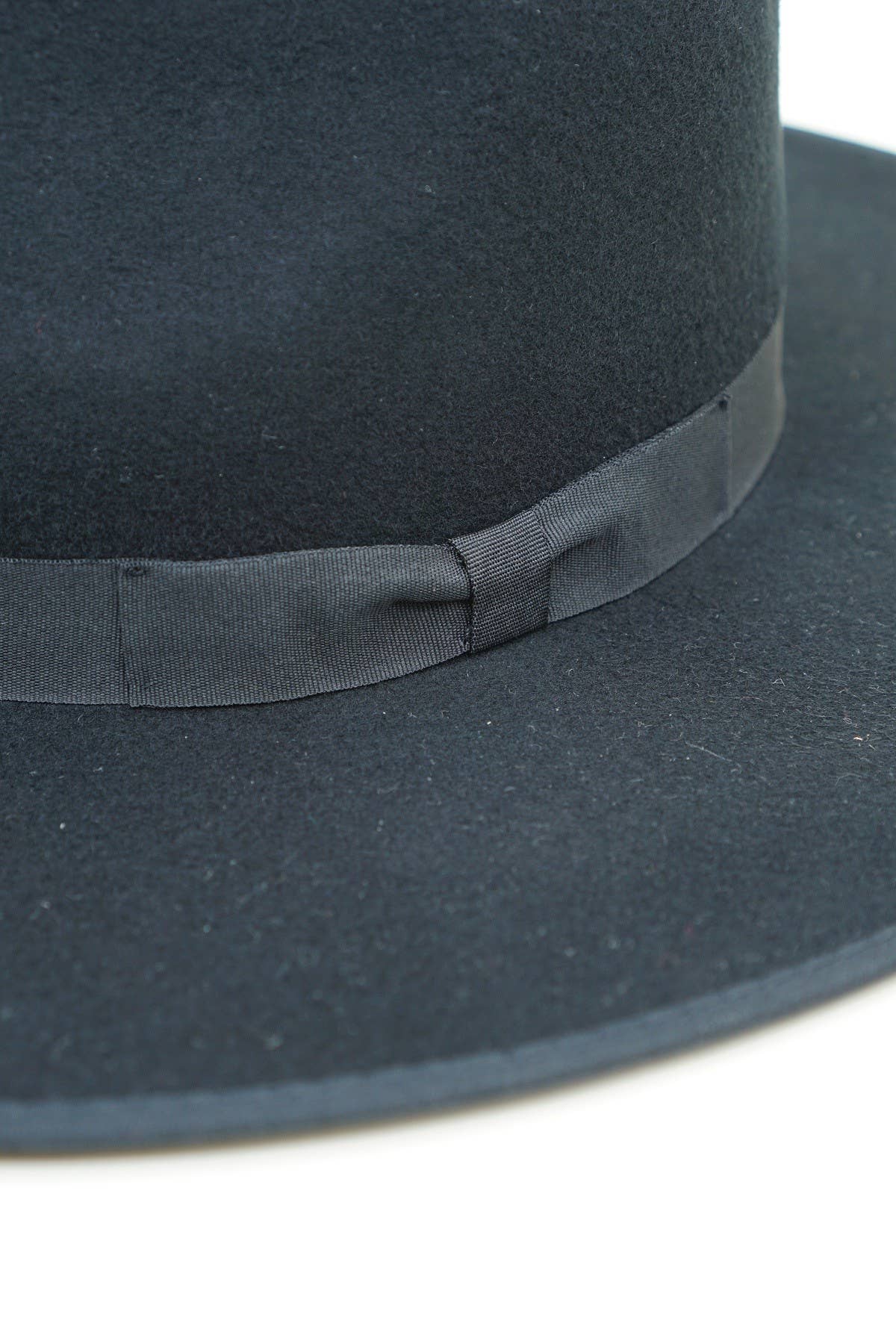 Olive & Pique - Wholesale Fedora - Women's - BARRY - Signature 100% Wool Felt Rancher Hat, Black3