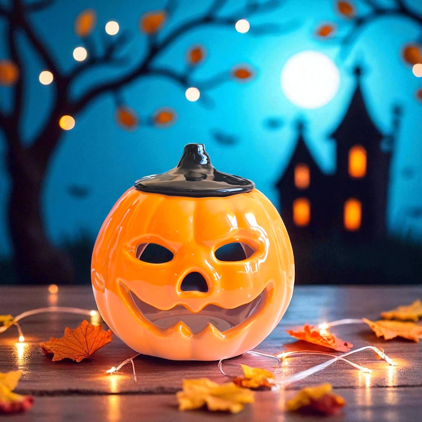 Zen'Arôme - Wholesale Oil Warmer - Ceramic Pumpkin Incense Burner – oils, wax & fragrance0