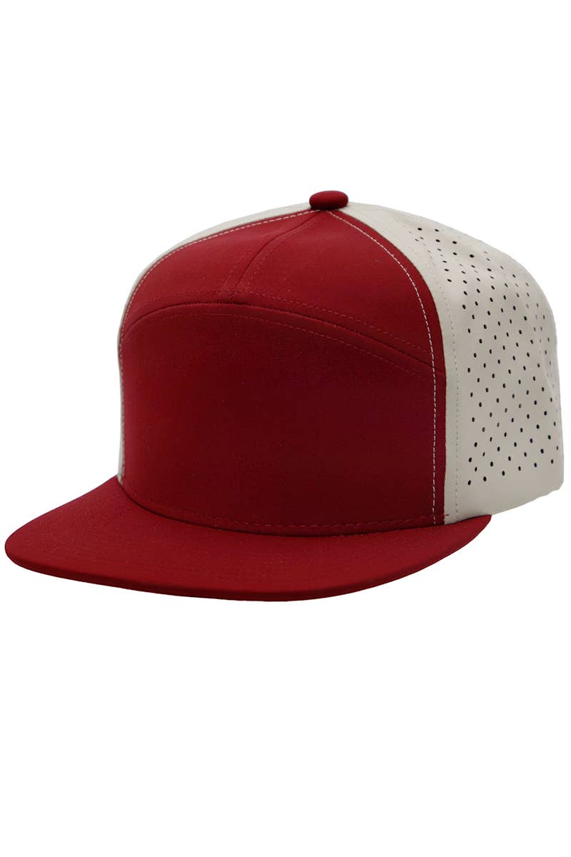 Cap Zone - Wholesale Trucker Hat - Unisex - Two Tone 7 Panel Digital Punch Perforated Snapback0