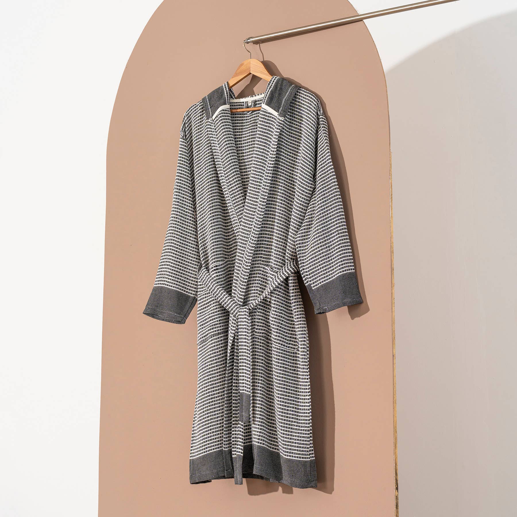 Kikoya - Wholesale Robe - Unisex - Bathrobe Turkish Cotton Quick-dry Light Robe Spa Lounge Wear0