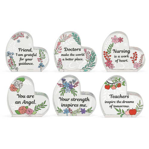 Occupation Glass Plaque 12pc Assortment for wholesale by AngelStar