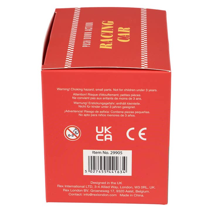 Rex B2B - Europe - Wholesale Toy Car/Truck - Kids - Push down action racing car - Blue3