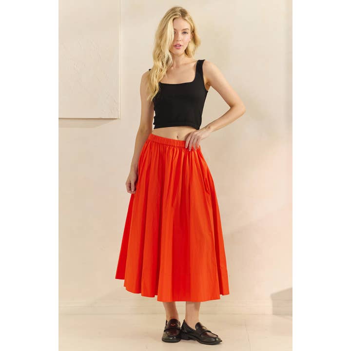 Veveret - Wholesale Skirt - Women's - Midi Pull on Skirt19