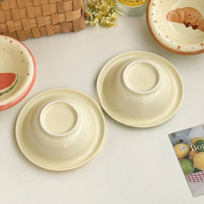 Otterware - Wholesale Condiment/Dip Bowl - Hand-Painted Fruit & Pastry Ceramic Dipping Bowls4